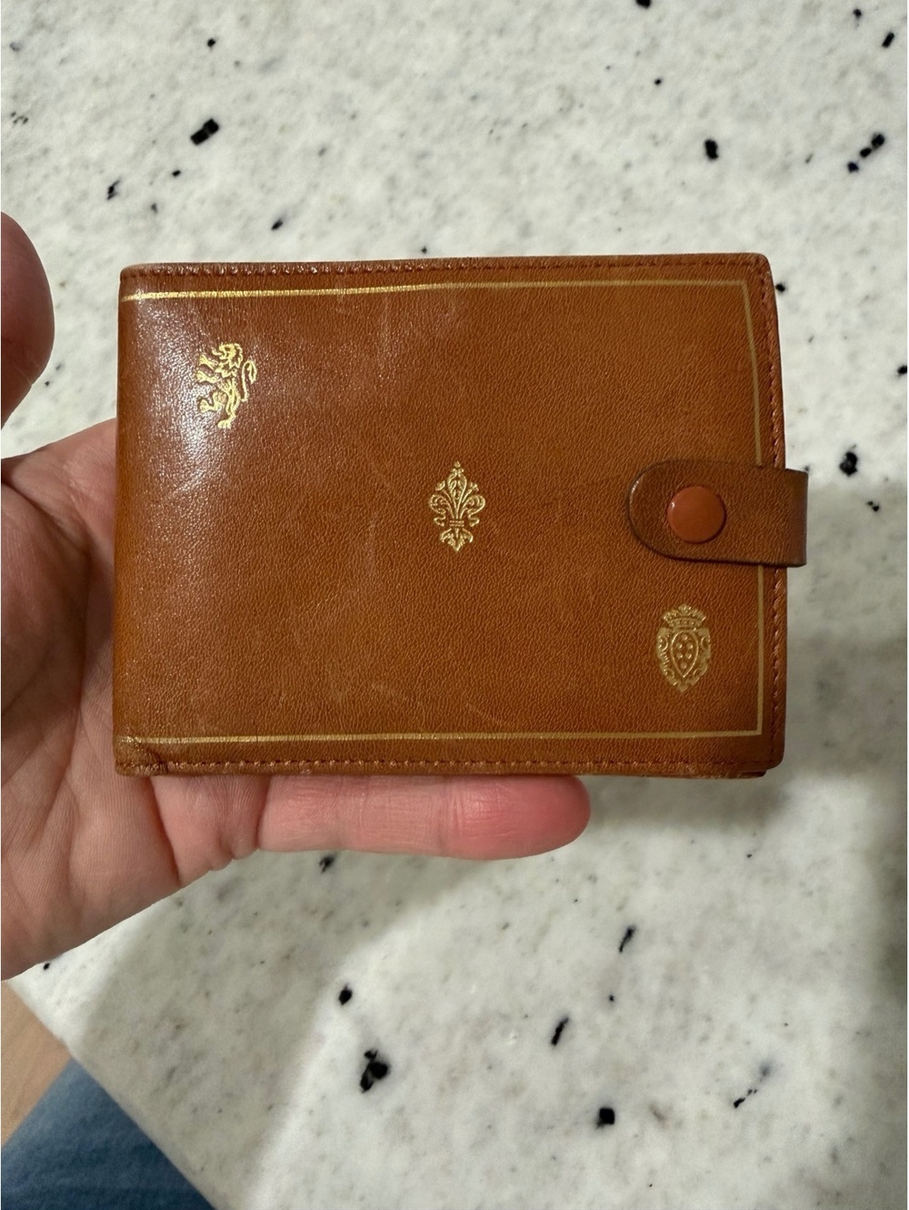 Vintage Manelli Genuine Calf Leather Wallet Made in Italy